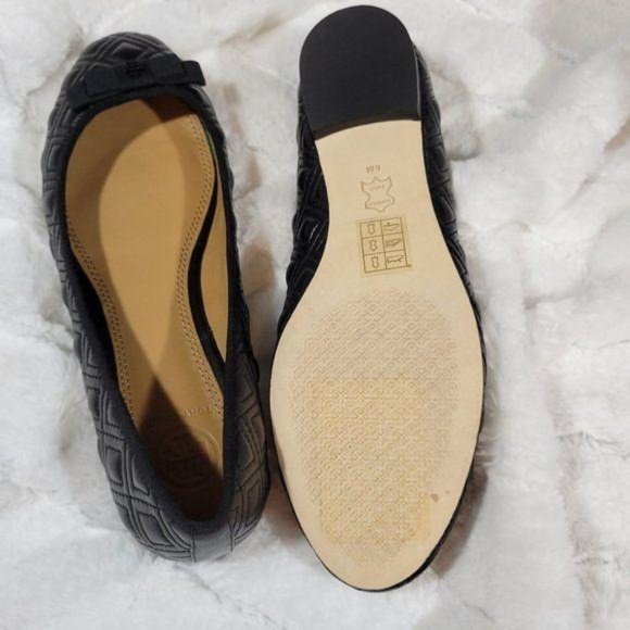 NWT Tory Burch Marion Quilted Ballet Flat 6 - Picture 5 of 6